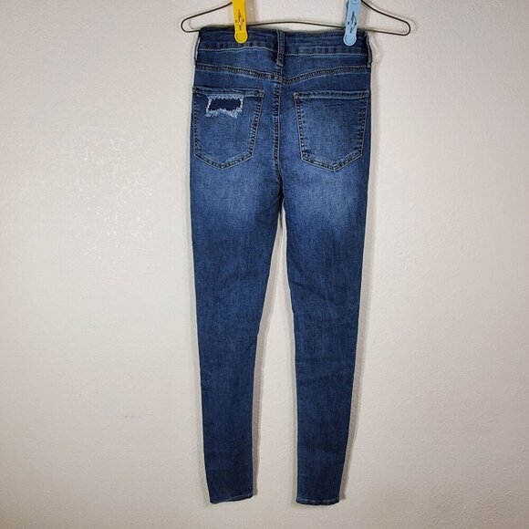 So Super High Rise Ultimate Jegging 1L/25W Skinny Fit Distressed Stretch 25x31 - Picture 13 of 13